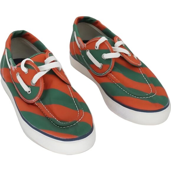 Club Room Men's Colorful Striped Boat Shoes US Size 7 - Picture 1 of 6